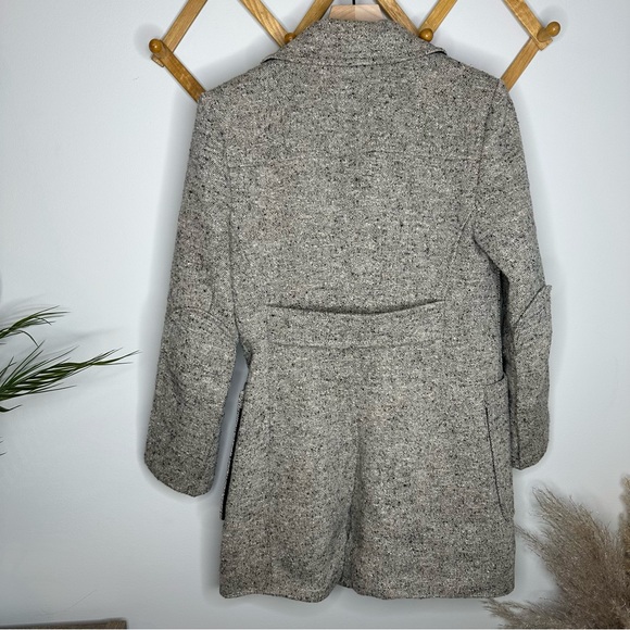 Tory Burch Linen Kinsley Coat size 4 - Picture 6 of 8